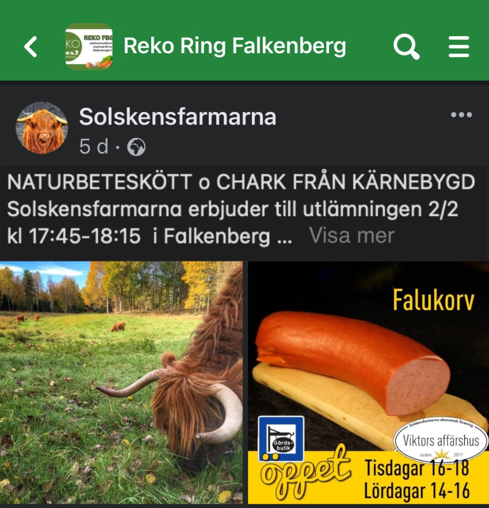 Leta upp Solskensfarmarnas inlägg